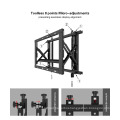 30~75" LCD Video Wall Front Maintenance Hydraulic Push Type Wall Mount TV Bracket For Advertising Display